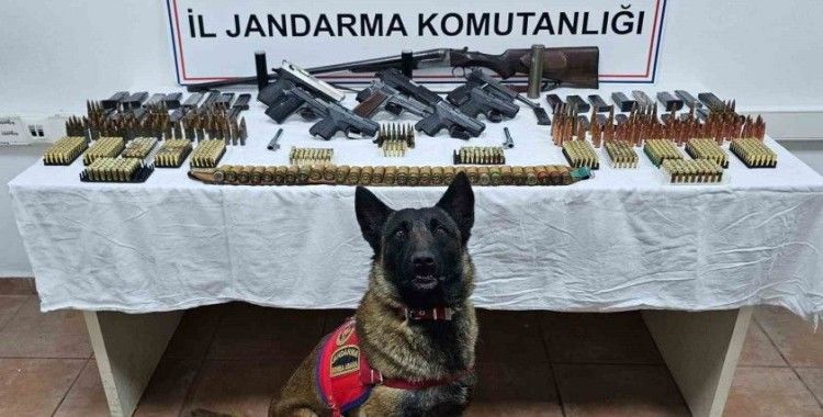 Düzce’de çok sayıda silah ve mühimmat ele geçirildi
