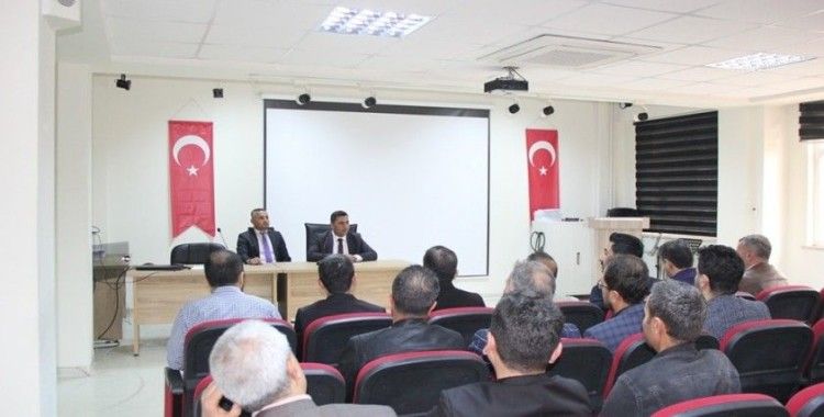 Cizre’de LGS sınavı öncesi bilgilendirme toplantısı yapıldı
