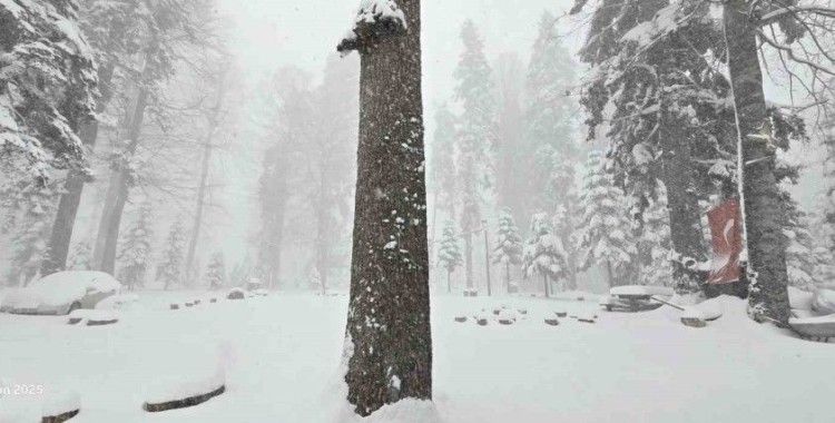 Düzce’nin yüksek kesimlerinde kar kalınlığı 50 santimetreye ulaştı

