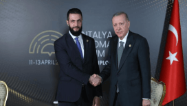 Cumhurbaşkanı Erdoğan, Şara ile görüştü