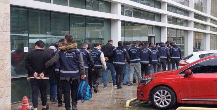Samsun merkezli ’change’ araç operasyonunda 9 kişi tutuklandı

