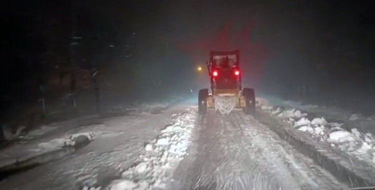 Kahramanmaraş’ta karla mücadele
