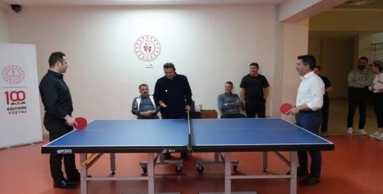 Muğla Etkileşim Günleri kapsamında yöneticiler masa tenisi müsabakalarında buluştu
