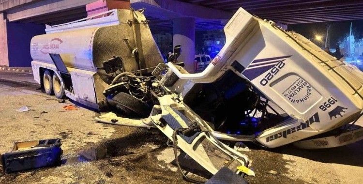 Fren arızası yaşayan arazöz dehşeti yaşattı: 1 ölü, 1 ağır yaralı
