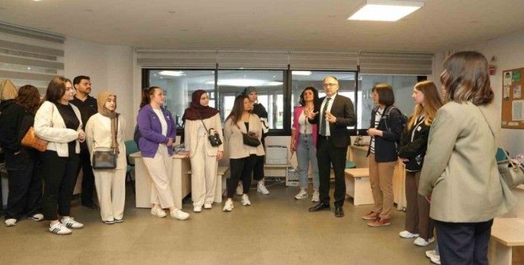 Büyükşehir Belediyesi Almanya’dan gelen öğrencileri misafir etti
