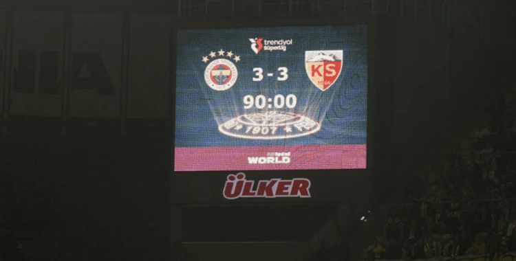 Fenerbahçe 2 puan bıraktı, puan farkı 5'e indi