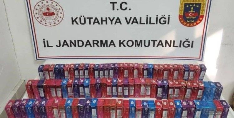 Jandarmadan kaçak elektronik sigara operasyonu
