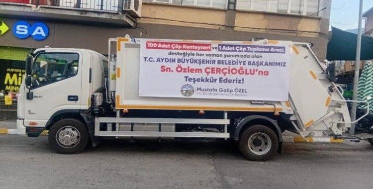 Aydın Büyükşehir Belediyesi’nden Bozdoğan’a araç desteği
