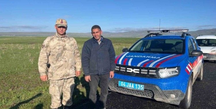 Ağrı’da kayıp vatandaş jandarma ekiplerince bulundu
