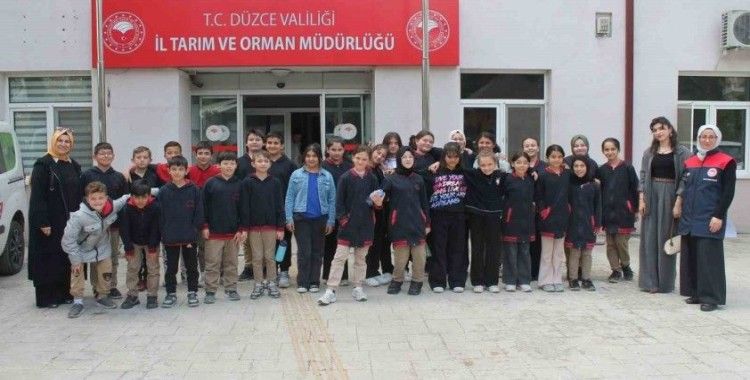 Öğrencilere tarımın ve doğal kaynaklarının önemi anlatıldı
