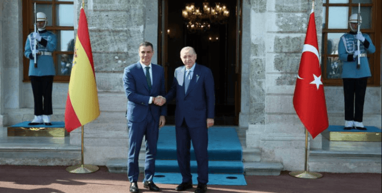 Cumhurbaşkanı Erdoğan, İspanya Başbakanı Sanchez'i kabul etti
