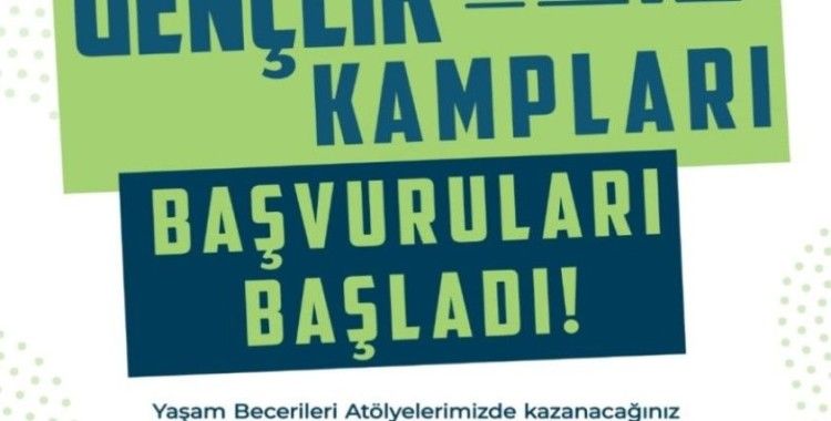 Gençlik kampları başvuruları başladı
