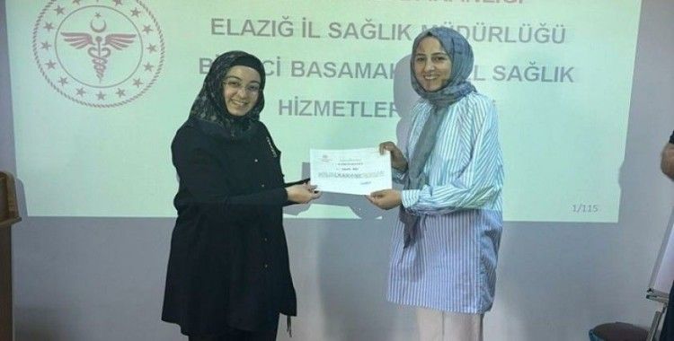 Elazığ’da sağlık çalışanlarına eğitim verildi
