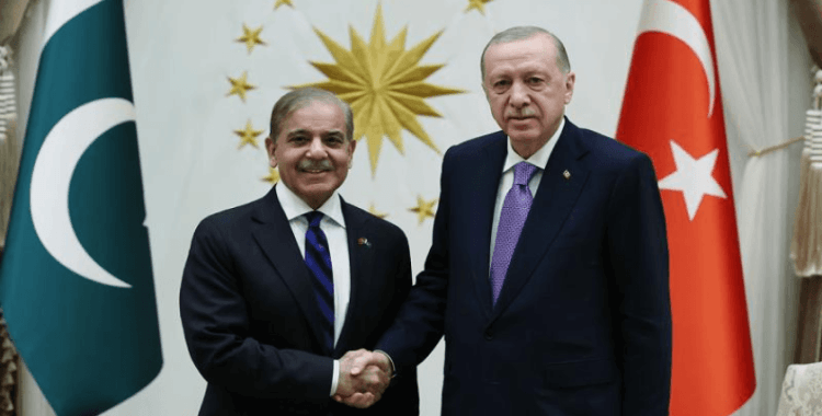 Cumhurbaşkanı Erdoğan, Şahbaz Şerif ile görüştü