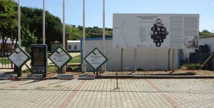 Parion Antik Kenti’ndeki kazı çalışmaları Roma Hamamı’nda başladı
