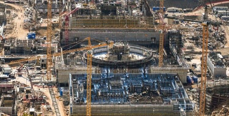 Rosatom: Akkuyu Nükleer Santrali’nin inşası belirlenen takvime uygun olarak ilerliyor