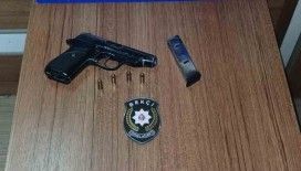 Ruhsatsız ses tabancasıyla yakalanan şahsa para cezası
