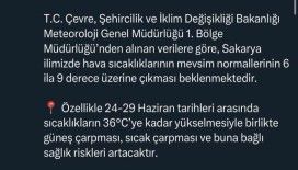 Valilik uyardı: Sakarya’da o saatlerde dışarı çıkmayın
