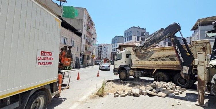 Mudanya’da alternatif yolda genişletme çalışmaları başladı
