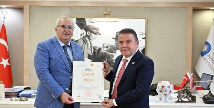 Çameli’nden Başkan Böcek’e ‘Sakin Şehir’ teşekkürü
