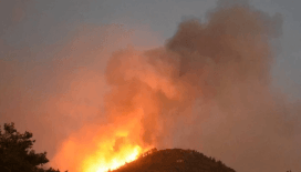 Yangın nedeniyle Adnan Menderes Havalimanı uçuşlara kapatıldı