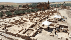 Dara Antik Kenti'nde 1500 yıllık mozaik bulundu