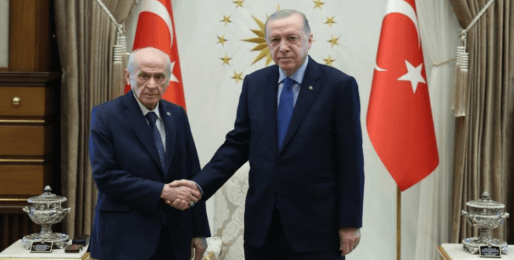 Cumhurbaşkanı Erdoğan, MHP lideri Bahçeli'yi kabul etti