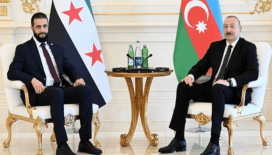 Azerbaycan Cumhurbaşkanı Aliyev, Bakü'de Suriye Cumhurbaşkanı Şara ile görüştü