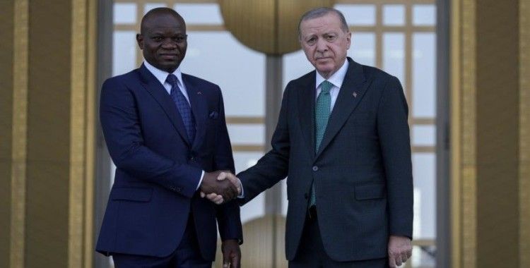 Gabon Cumhurbaşkanı Nguema Ankara'da