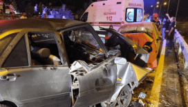 Samsun'da iki araç kafa kafaya çarpıştı: 8 yaralı