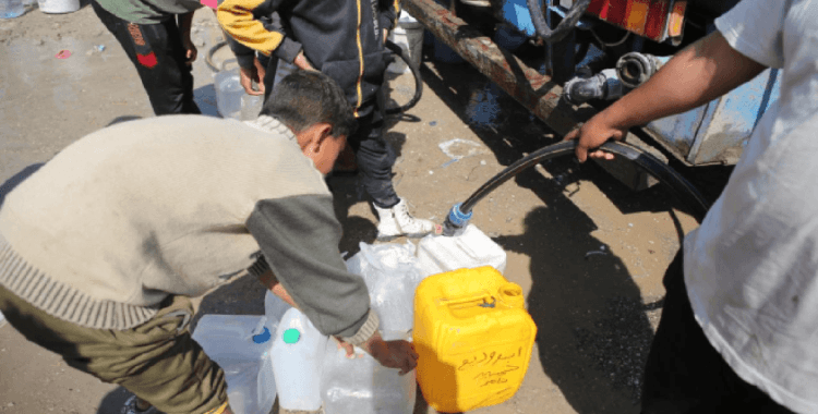 Soykırımcı İsrail’in abluka ve saldırıları nedeniyle Gazze'de su kesintileri ve insani kriz derinleşiyor