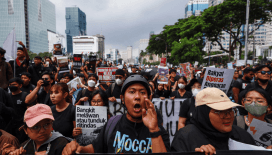 Protestolar, Endonezya liderinin Çin ziyaretini engellemek için planlanmış olabilir