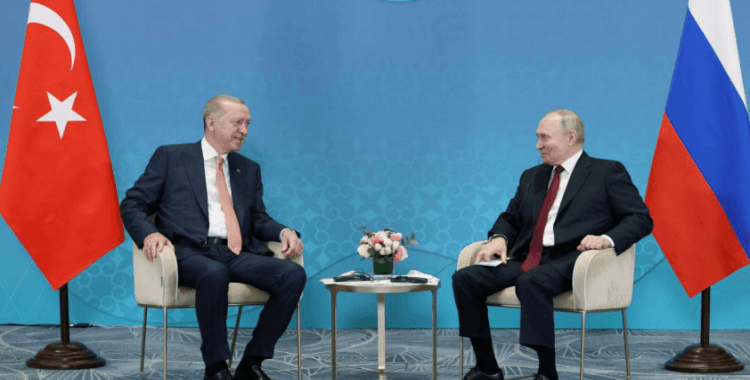 Cumhurbaşkanı Erdoğan, Putin ile bir araya geldi