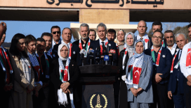 AK Parti heyeti Refah Sınır Kapısı'ndan dünyaya seslendi: Gazze halkı yalnız değildir