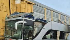 Meksika’da tren yolcu otobüsüne çarptı: 8 ölü, 45 yaralı