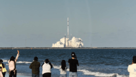 ABD'li havacılık ve uzay şirketi Blue Origin, New Glenn roketini Mars görevi için uzaya fırlattı