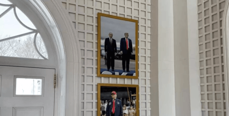 Trump, Beyaz Saray’a Putin’le olan fotoğrafını astı