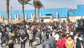 O ülkede Türk tekstilciye grev şoku