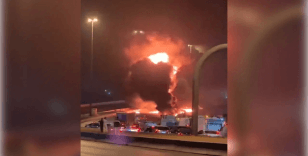 Riyad’daki ABD Büyükelçiliğinde patlama sonrası yangın