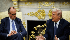 Almanya Başbakanı Merz, Beyaz Saray'da Trump ile bir araya geldi