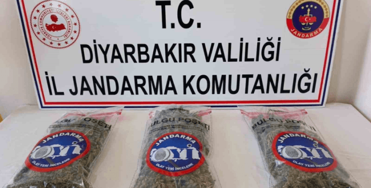 Diyarbakır’da 25 kilo esrar ele geçirildi