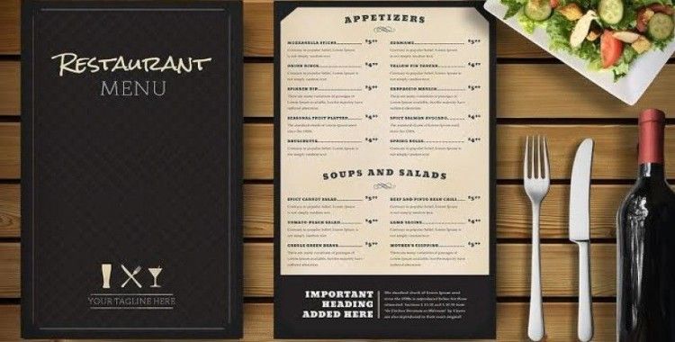 Restoranlarda menüler kalınlaşıyor: Ayrıntılı hale gelecek, yiyeceklerin içerikleri ve kalori miktarı da yer alacak