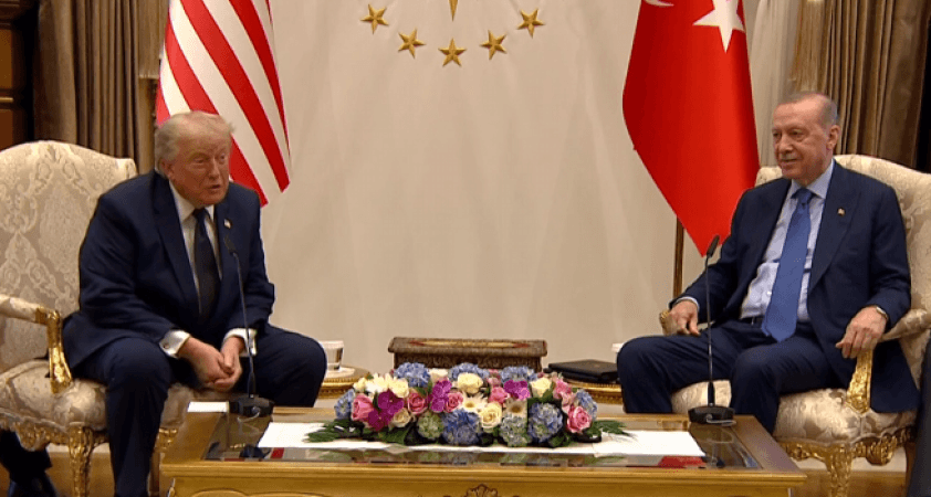 Trump: Sayın Erdoğan olmasaydı NATO zirvesine katılmazdım