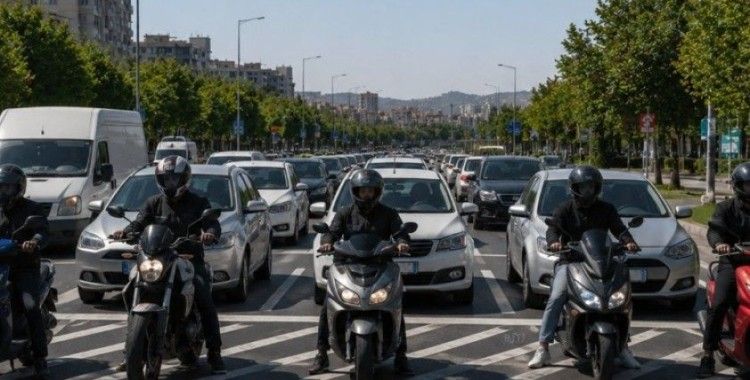 Motosikletliler için kırmızı ışıkta özel bekleme alanları geliyor