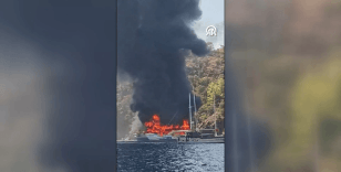 Fethiye'de tur teknesinde yangın çıktı: Yüzlerce kişi zor kurtuldu