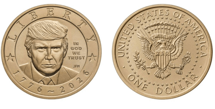Yaşayan başkanın portresi tartışması: Trump’ın yüzü 1 dolarlık madeni paraya basıldı