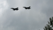 Almanya'daki Spangdahlem ABD Hava Üssü'nden kalkan bir F-16 düştü