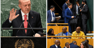 Cumhurbaşkanı Erdoğan'ın BM konuşması sırasında İsrail temsilcisi salondan ayrıldı
