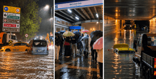İstanbul'da sel: 1 ölü, 6 bin 937 ihbar, 242 kilo yağış